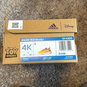 Adidas X Disney Toy Story Racer TR21 Woody Sneaker Shoes - Boys Size 4K
